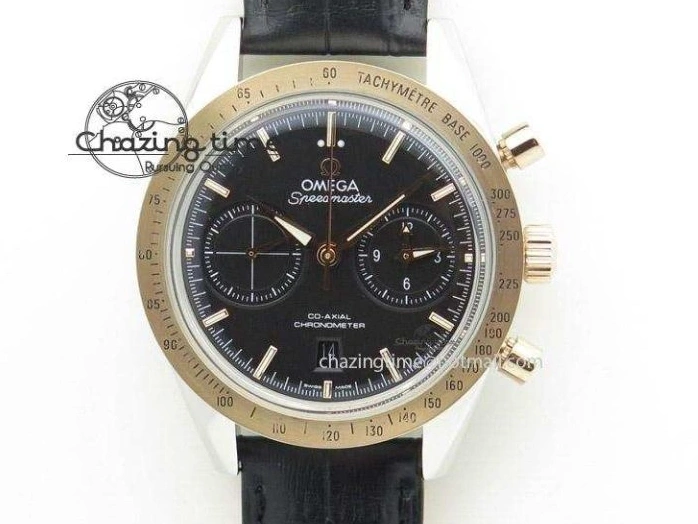 0507 Speedmaster Moonwatch OMF 1:1 Best Edition Black Dial Orange Hand on SS Bracelet A Timeless 8044